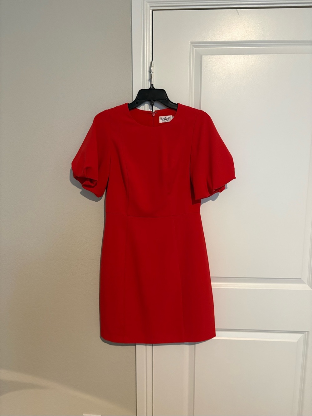 Eliza J Red Short Sleeve Mini Dress - Women